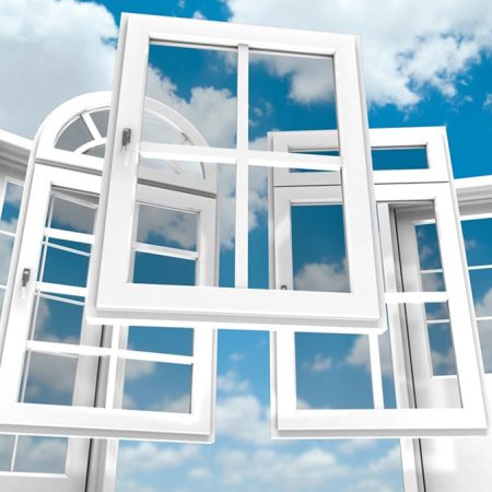 windows white wooden window boxes